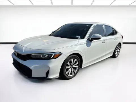 White 2025 Honda Civic Sedan LX for sale in Fontana, CA