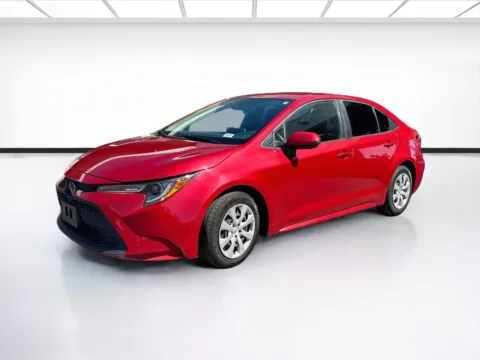 Red 2021 Toyota Corolla LE for sale in Fontana, CA
