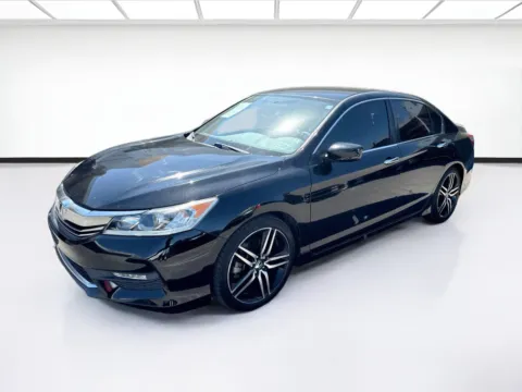 Black 2017 Honda Accord Sedan Sport for sale in Fontana, CA