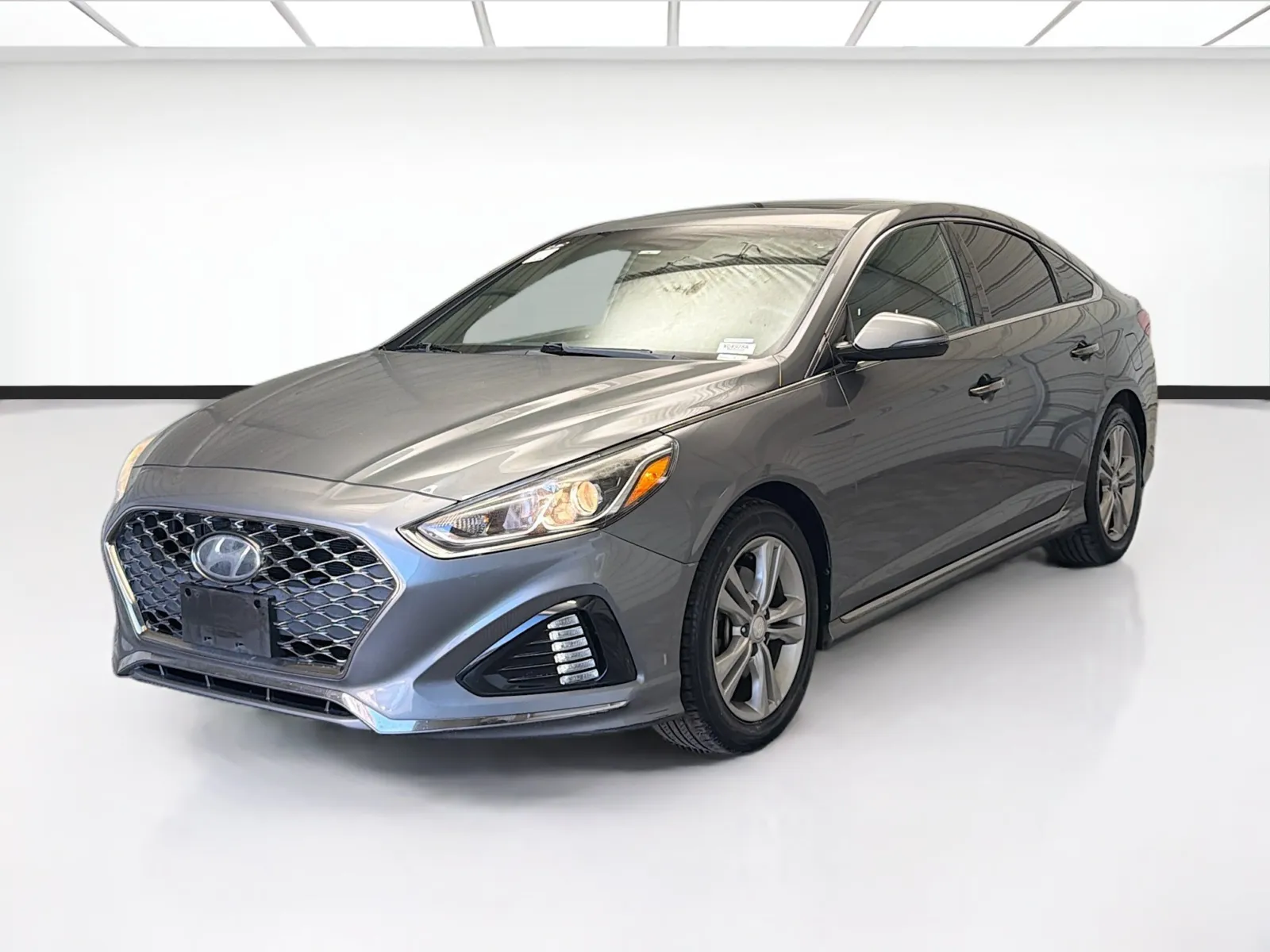 Gray 2018 Hyundai Sonata Sport for sale in Fontana, CA