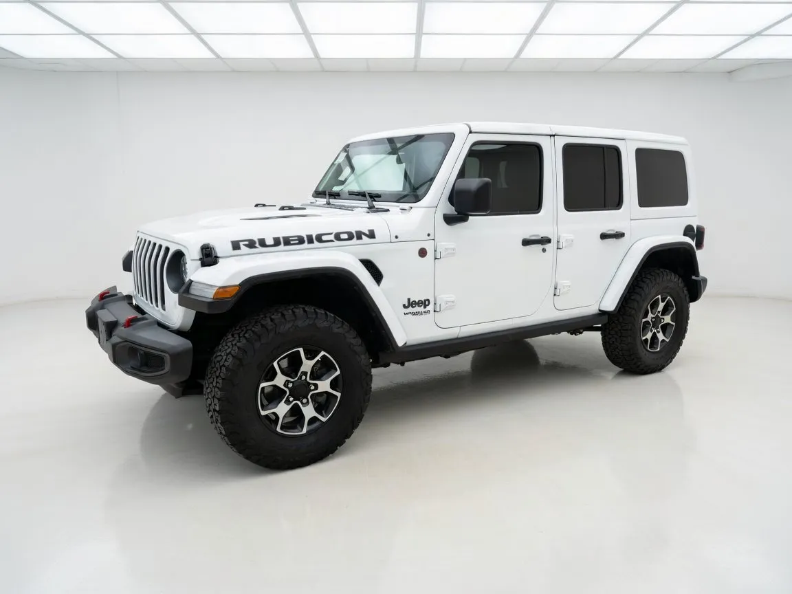 White 2021 Jeep Wrangler Unlimited Rubicon for sale in Fontana, CA