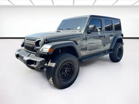 Gray 2020 Jeep Wrangler Unlimited Unlimited Sport for sale in Fontana, CA