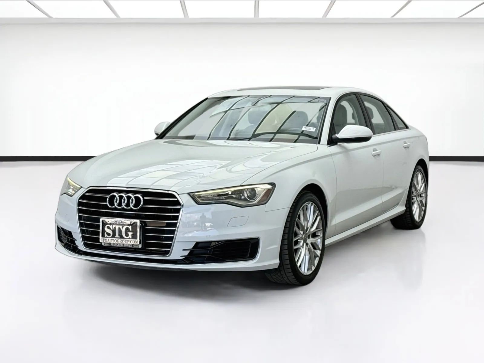 White 2016 Audi A6 2.0T Premium FrontTrak for sale in Fontana, CA