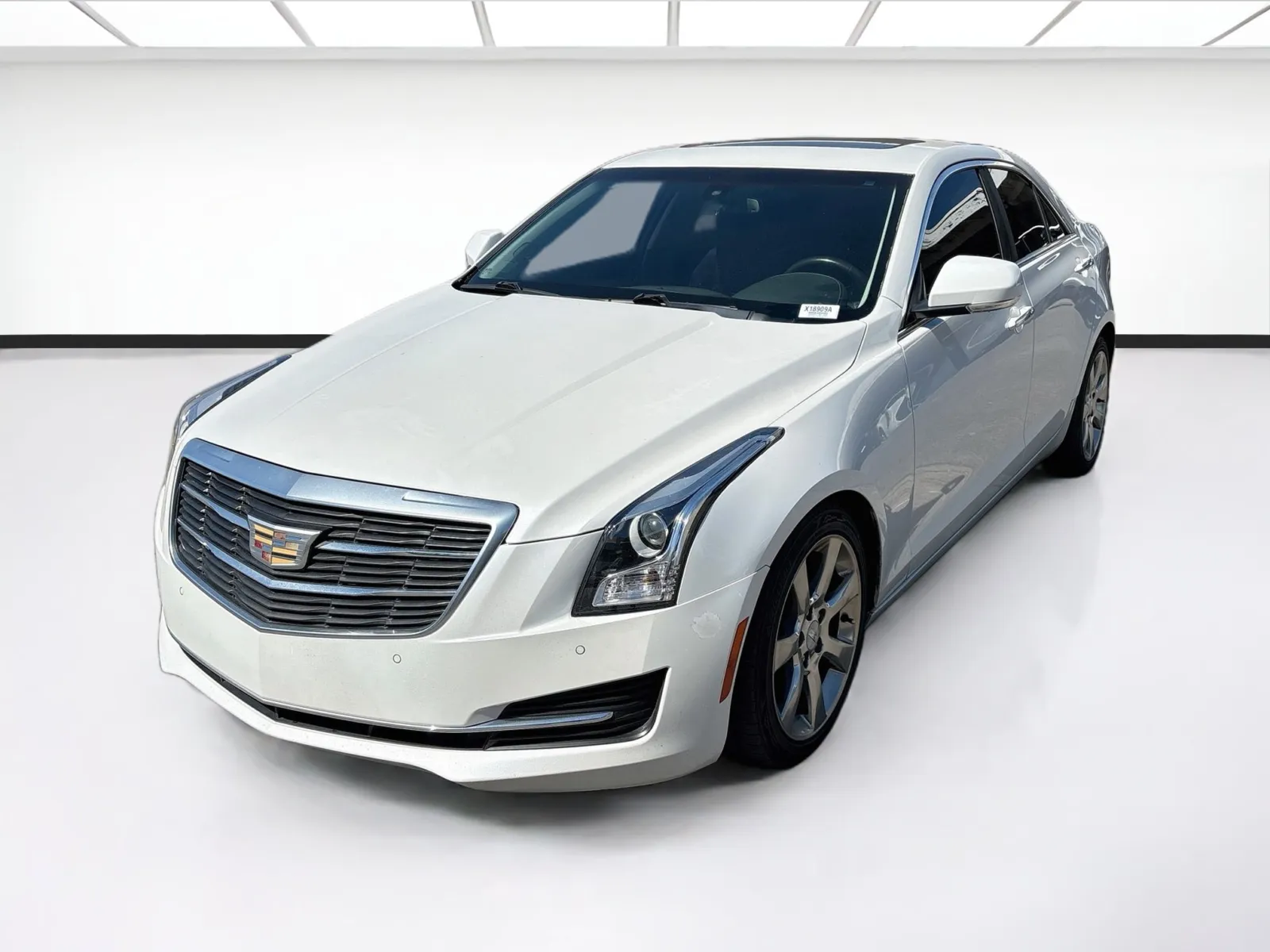 White 2016 Cadillac ATS Sedan 2.0L Turbo Luxury for sale in Fontana, CA