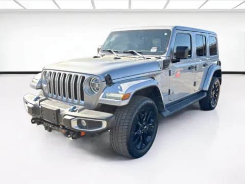 Silver 2021 Jeep Wrangler 4xe Unlimited Sahara 4xe for sale in Fontana, CA
