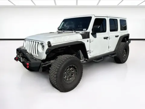 White 2018 Jeep Wrangler Unlimited Unlimited Sport S for sale in Fontana, CA