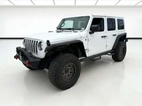 White 2018 Jeep Wrangler Unlimited Sport S for sale in Fontana, CA