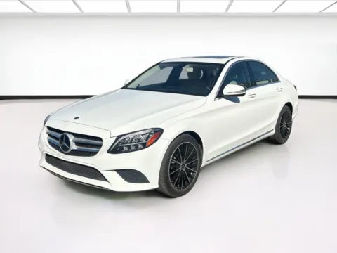 White 2019 Mercedes-Benz C-Class C 300 for sale in Fontana, CA