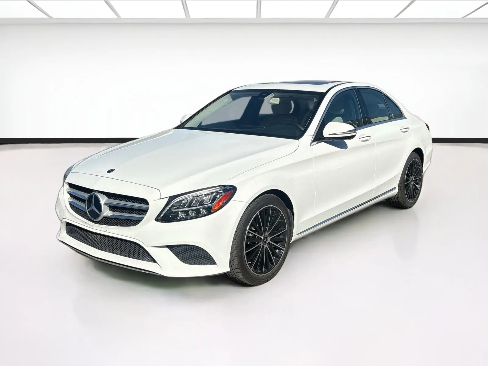 White 2019 Mercedes-Benz C-Class C 300 for sale in Fontana, CA