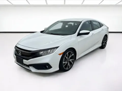 White 2021 Honda Civic Sedan Sport for sale in Fontana, CA
