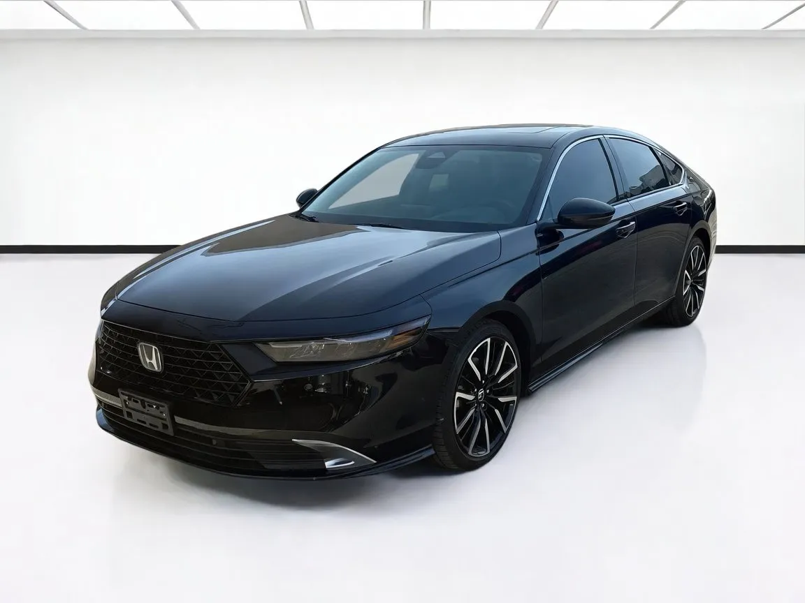 Black 2025 Honda Accord Hybrid Touring for sale in Fontana, CA