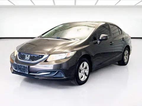 Silver 2013 Honda Civic Sdn LX for sale in Montclair, CA