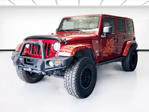 Red 2013 Jeep Wrangler Unlimited Unlimited Sahara for sale in Montclair, CA