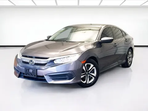 Gray 2017 Honda Civic Sedan LX for sale in Montclair, CA