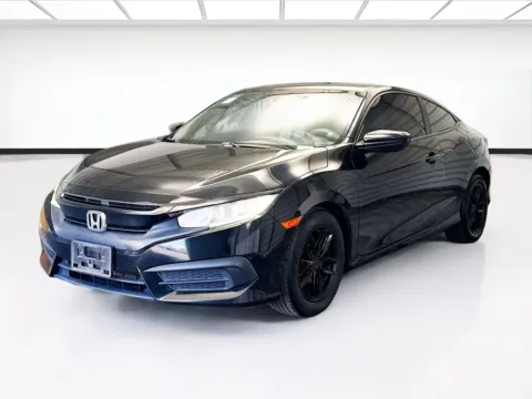 Black 2016 Honda Civic Coupe LX-P for sale in Montclair, CA