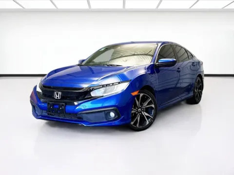 Beige 2019 Honda Civic Sedan Sport for sale in Montclair, CA