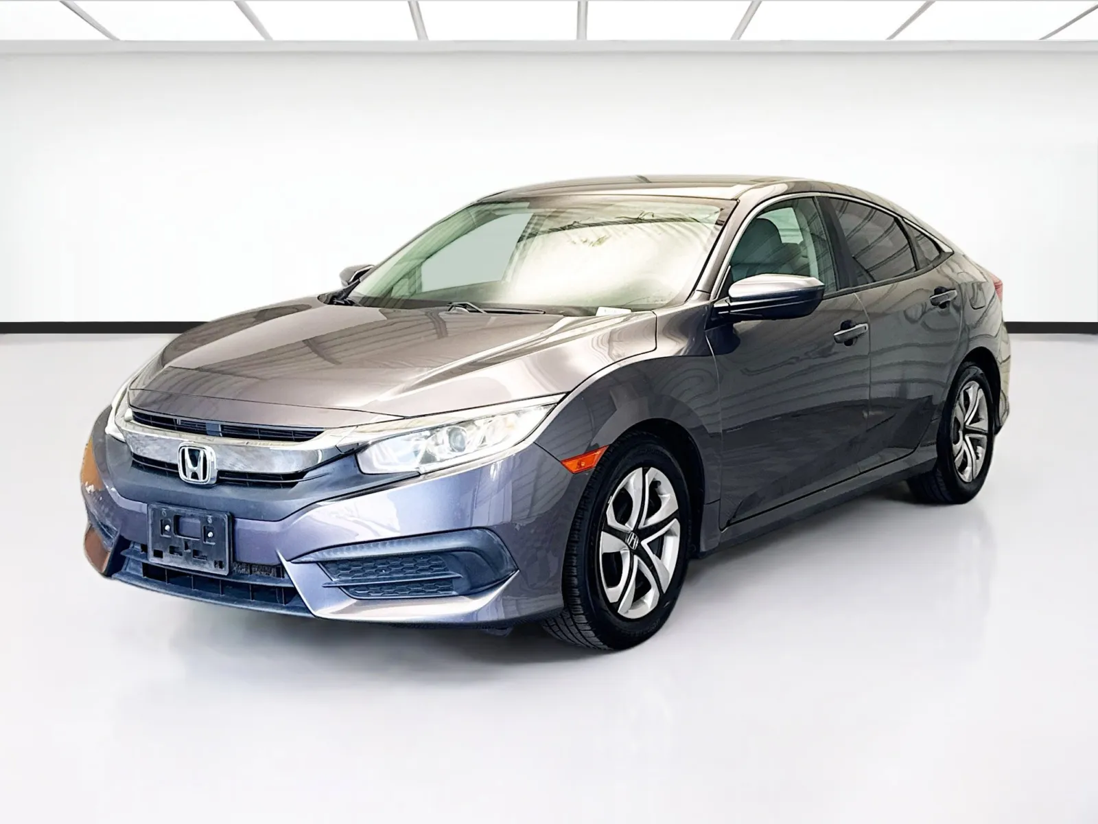 Gray 2017 Honda Civic Sedan LX for sale in Montclair, CA