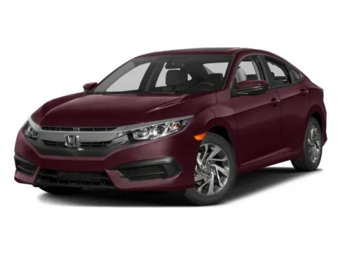 Red 2016 Honda Civic Sedan EX for sale in Montclair, CA