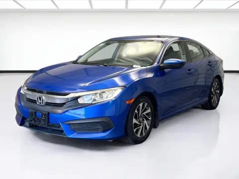 Red 2016 Honda Civic Sedan EX for sale in Montclair, CA