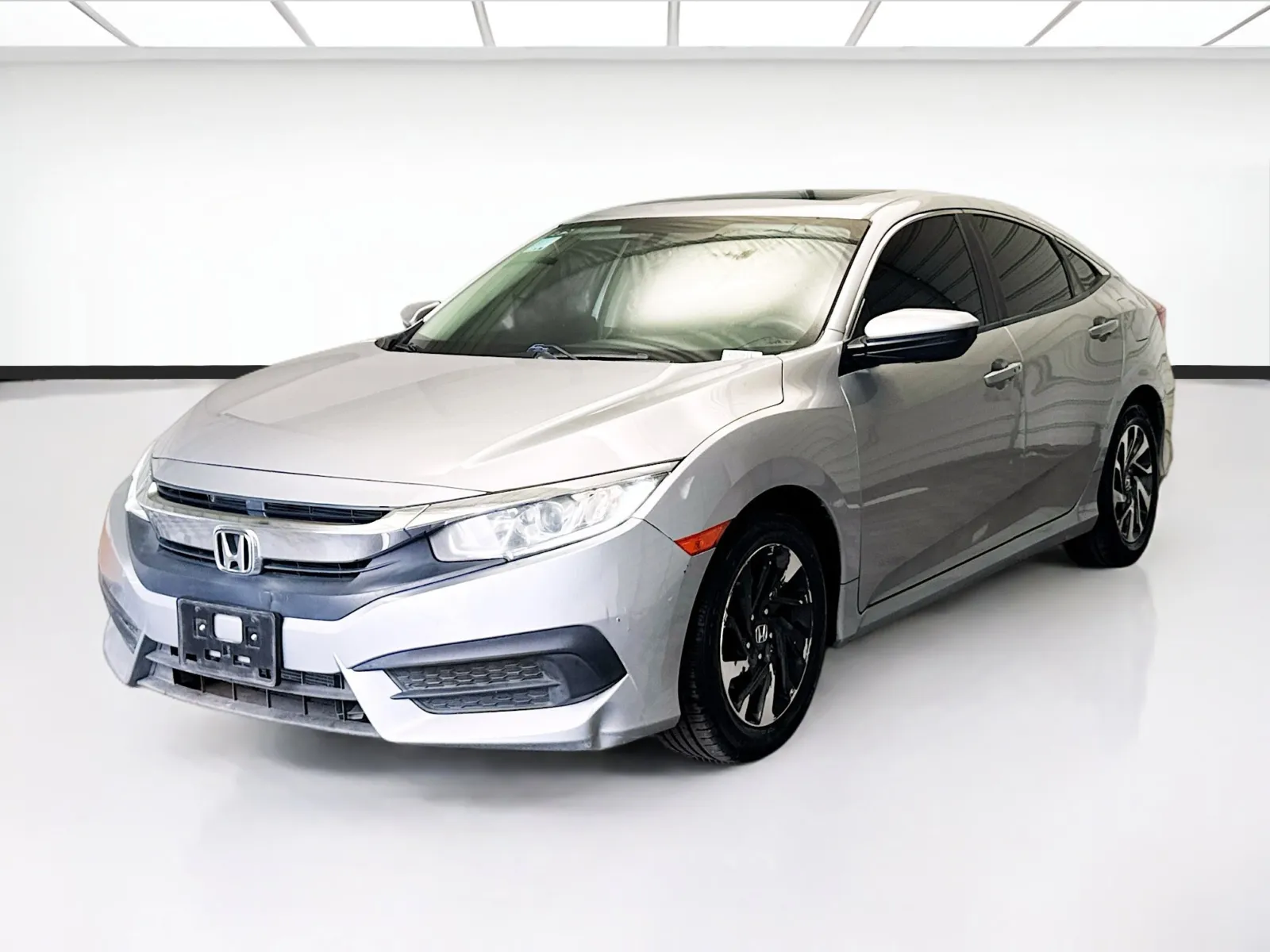 Silver 2017 Honda Civic Sedan EX for sale in Montclair, CA