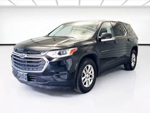 Black 2018 Chevrolet Traverse LS for sale in Montclair, CA