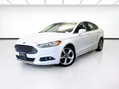 White 2015 Ford Fusion SE for sale in Montclair, CA