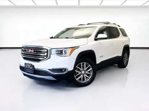 White 2019 GMC Acadia SLE-2 for sale in Montclair, CA