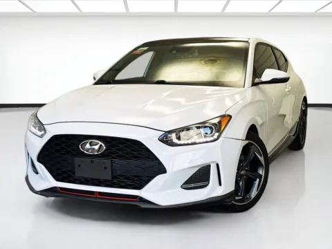 White 2019 Hyundai Veloster Turbo for sale in Montclair, CA