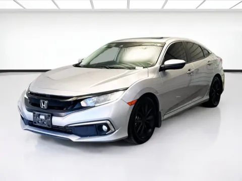 Beige 2020 Honda Civic Sedan EX for sale in Montclair, CA