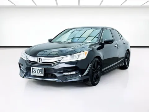 Red 2017 Honda Accord Sedan Sport for sale in Montclair, CA