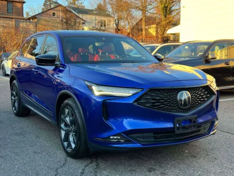 Blue 2023 Acura MDX w/A-Spec Package (Red Interior) for sale in Great Neck, NY