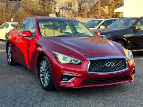 Red 2022 INFINITI Q50 LUXE for sale in Great Neck, NY