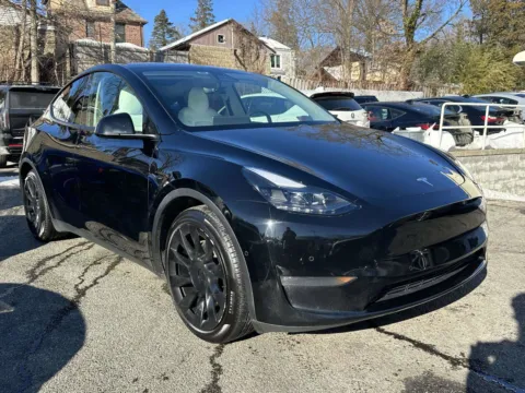 Black 2020 Tesla Model Y Long Range (White Interior) for sale in Great Neck, NY