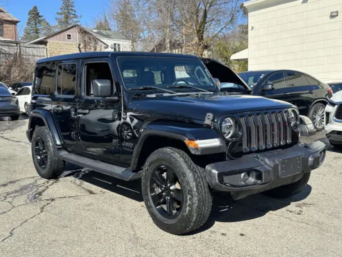 Black 2021 Jeep Wrangler Unlimited Sahara Altitude for sale in Great Neck, NY