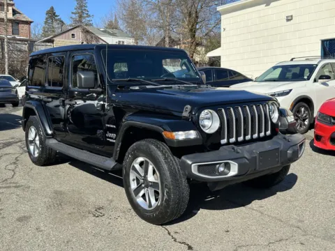 Black 2019 Jeep Wrangler Unlimited Sahara for sale in Great Neck, NY