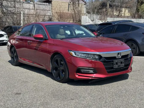 Red 2018 Honda Accord Sedan Touring 2.0T for sale in Great Neck, NY
