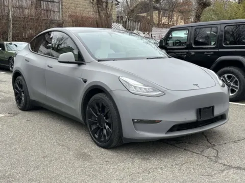 Gray 2022 Tesla Model Y Long Range (White Interior) for sale in Great Neck, NY