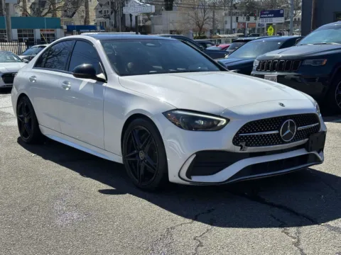 White 2023 Mercedes-Benz C-Class C 300 (Red Interior) for sale in Great Neck, NY
