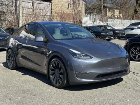 Gray 2021 Tesla Model Y Performance (White Interior) for sale in Great Neck, NY