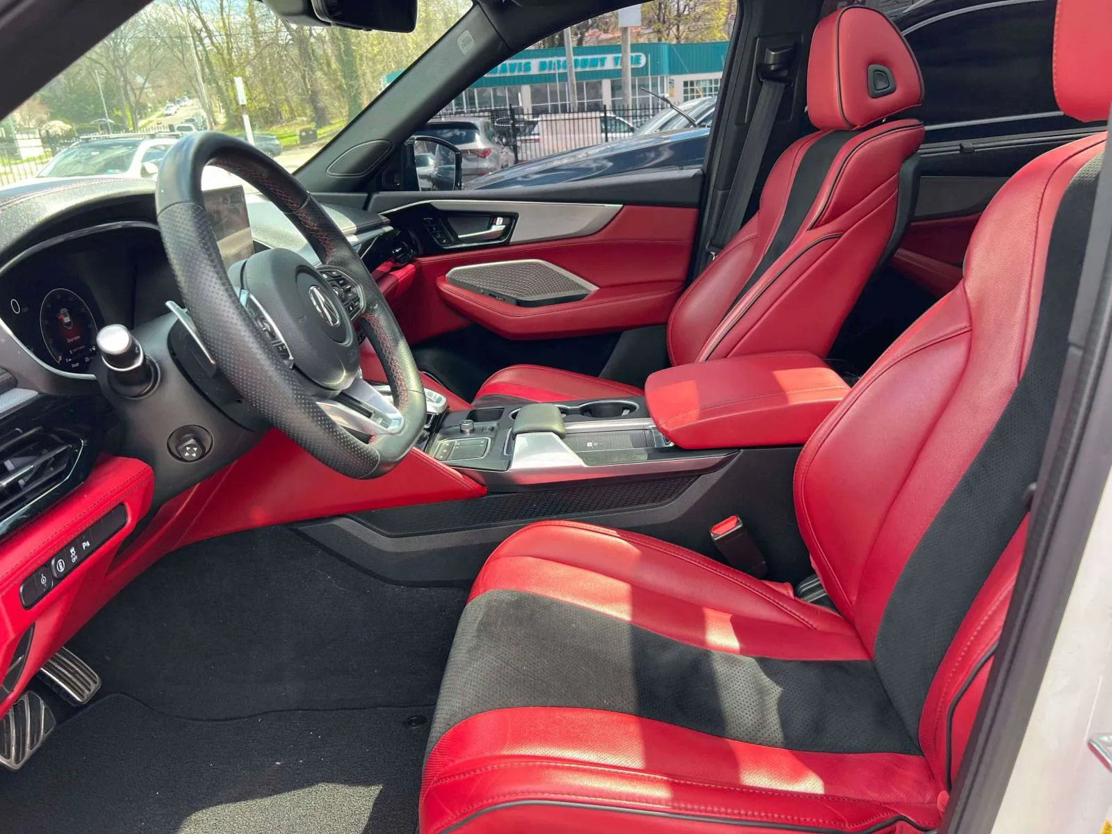 White 2023 Acura MDX w/A-Spec Package (Red Interior) for sale in Great Neck, NY