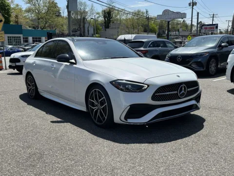 White 2023 Mercedes-Benz C-Class C 300 AMG Pkg for sale in Great Neck, NY