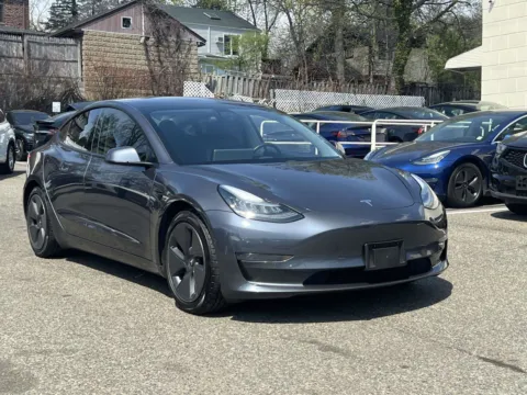 Gray 2021 Tesla Model 3 Standard Range Plus for sale in Great Neck, NY