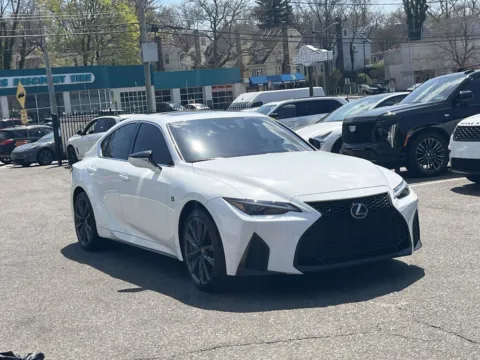 White 2023 Lexus IS 350 F SPORT (Red Interior) for sale in Great Neck, NY