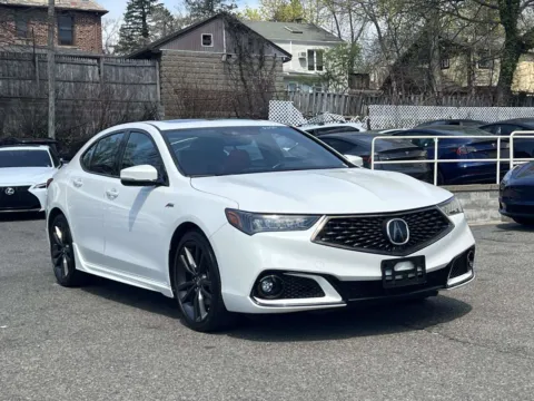 White 2020 Acura TLX w/Technology/A-Spec Pkg Red Leather for sale in Great Neck, NY