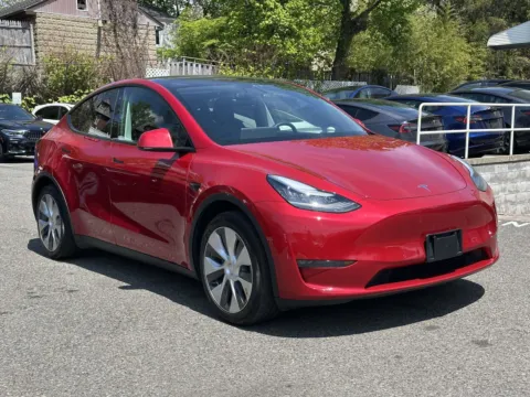 Red 2020 Tesla Model Y Long Range for sale in Great Neck, NY