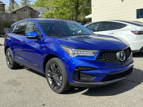 Blue 2021 Acura RDX w/A-Spec Package (Red Interior) for sale in Great Neck, NY