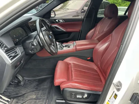 White 2022 BMW X6 xDrive40i M-Sport (Red Interior) for sale in Great Neck, NY