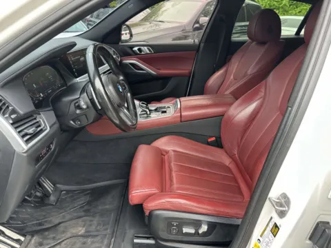 White 2022 BMW X6 xDrive40i M-Sport (Red Interior) for sale in Great Neck, NY