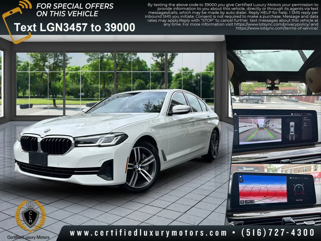 Used 2021 BMW 5 Series 540i xDrive for sale in Great Neck, NY at
