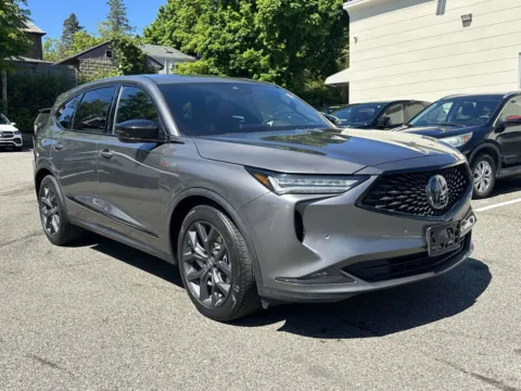 Silver 2023 Acura MDX w/A-Spec Package (Red Interior) for sale in Great Neck, NY